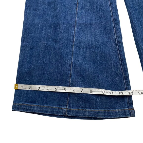 ANTHROPOLOGIE Pilcro Ultra High-rise Wide-leg Jeans women’s 27 retro inspired - Picture 13 of 13